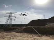 無(wú)人機(jī)放線(xiàn)繩在濮陽(yáng)送變電工程公司應(yīng)用